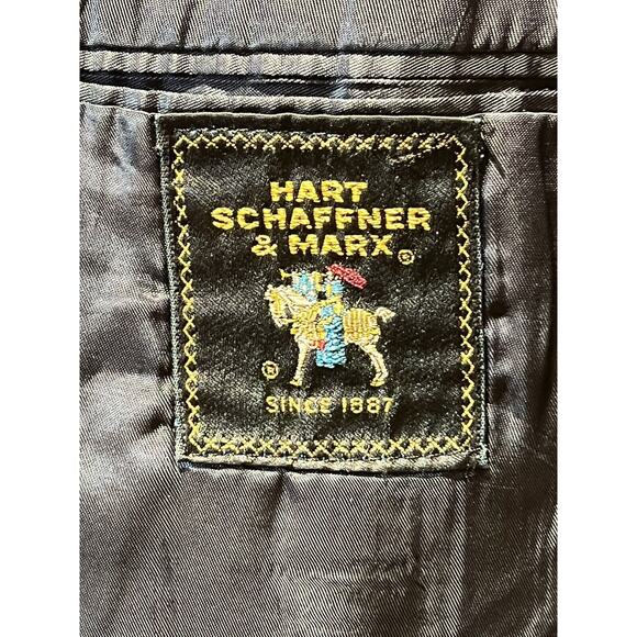 Hart Schaffner Marx 42R Unstructured Blue Red Patriotic Blazer Sport Suit Jacket - Picture 13 of 13